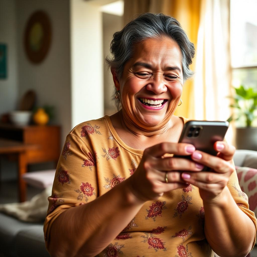 Mamá en Venezuela recibiendo dinero por QuickyPay